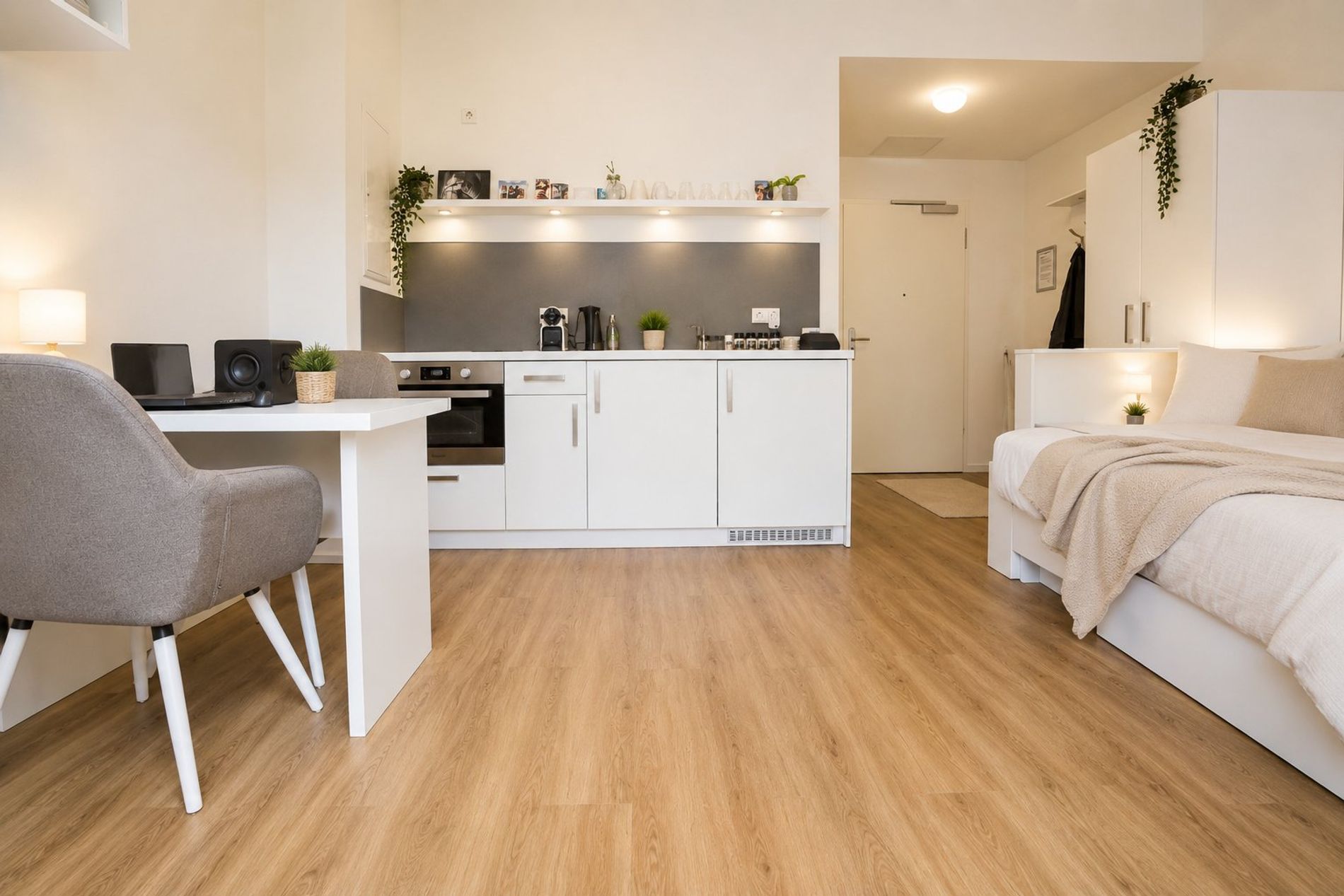 Zentral in Stuttgart – Stilvolles Studioapartment nähe Milaneo